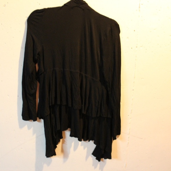 Black AB Studio layered cardigan - Picture 5 of 6